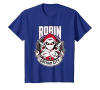Batman Robin Gotham City T-Shirt, Enfant, Bleu Royal, 4 Ans