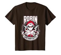 Batman Robin Gotham City T-Shirt, Enfant, Marron, 10 Ans