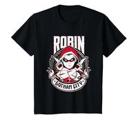Batman Robin Gotham City T-Shirt, Enfant, Noir, 10 Ans