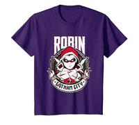 Batman Robin Gotham City T-Shirt, Enfant, Violet, 4 Ans