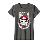 Batman Robin Gotham City T-Shirt, Femme, Asphalte, XL