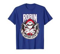 Batman Robin Gotham City T-Shirt, Homme, Bleu Royal, M