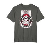 Batman Robin Gotham City T-Shirt, Homme Grandes Tailles, Asphalte, 5X Tall