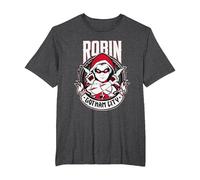 Batman Robin Gotham City T-Shirt, Homme Grandes Tailles, Chiné Foncé, 6X Tall