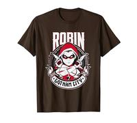 Batman Robin Gotham City T-Shirt, Homme, Marron, S