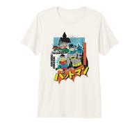 Batman Robin Kanji Dynamic Duo T-Shirt Haut de Gamme