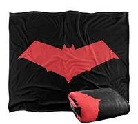Batman Rouge Hood Plaid ultra doux au toucher soyeux - 152 x 127 cm