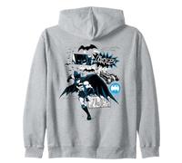 Batman Running Black and Blue Kanji Sweat à Capuche