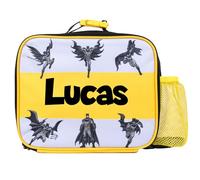 BATMAN Sac à déjeuner personnalisé pour enfant - Sac à déjeuner isotherme pour garçons - Noir