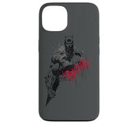 Batman Sketch Bat Red Logo Coque pour iPhone 13