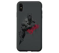 Batman Sketch Bat Red Logo Coque pour iPhone XS Max
