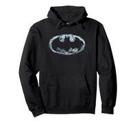 Batman Smoke Signal Logo Sweat à Capuche, Unisexe pour Adultes, Noir, S
