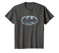 Batman Smoke Signal Logo T-Shirt, Enfant, Asphalte, 10 Ans