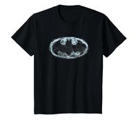 Batman Smoke Signal Logo T-Shirt, Enfant, Noir, 12 Ans