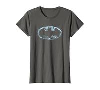 Batman Smoke Signal Logo T-Shirt, Femme, Asphalte, 3XL