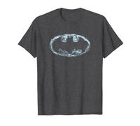 Batman Smoke Signal Logo T-Shirt, Homme, Chiné Foncé, 3XL
