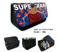 Batman Superman Evil Force Resident Evil Toile Trousse Crayon Boîte Étudiant Portefeuille Nouveau Superman-Jj1665