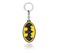 Batman Superman Porte-clés avec Pendentif Hommes Femmes Porte-clés Sac Accessoires Bijoux personnalité Porte-clés k013 Jaune