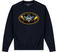 Batman - Sweat-shirt "Gotham" pour homme/femme unie PN817 (L) (Noir)
