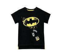 BATMAN - T-Shirt - DC Comics - Garçon - Noir - 8-9 Ans