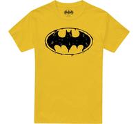 Batman - T-Shirt Logo pour homme TV2675 (L) (Pâquerette-Jaune)