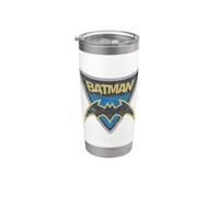 Batman: The Brave and the Bold Batman Shield Gobelet isotherme en acier inoxydable double paroi
