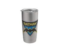 Batman: The Brave and the Bold Batman Shield Gobelet isotherme en acier inoxydable double paroi