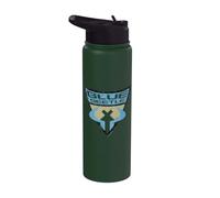 Batman: The Brave and the Bold Blue Beetle Shield Stainless Steel Insulated Water Bottle