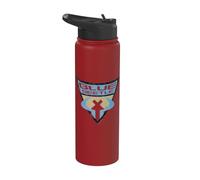 Batman: The Brave and the Bold Blue Beetle Shield Stainless Steel Insulated Water Bottle