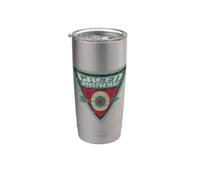 Batman: The Brave and the Bold Green Arrow Shield Gobelet isotherme en acier inoxydable double paroi