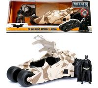 Batman The Dark Knight Batmobile W/Figurine 1:24 Model Jada Toys