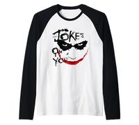 Batman The Dark Knight Joker Jokes on You Manche Raglan