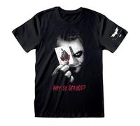 Batman: The Dark Knight - T-shirt WHY SO SERIOUS - Adulte (HE725)