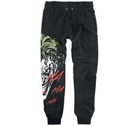 BATMAN The Joker - Laughing Homme Bas de survêtement Noir XL 65% Coton, 35% Polyester Confortable