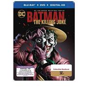 Batman: The Killing Joke Limited Edition Steelbook (Blu Ray + DVD + Digital HD)
