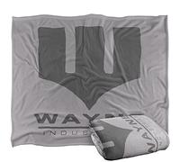 BATMAN The Wayne Plaid Ultra Doux au Toucher Soyeux - 152 x 127 cm