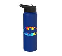 Batman Tie Dye Logo Stainless Steel Insulated Water Bottle