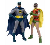 McFarlane - DC Multiverse - Pack 2 Figurines Batman & Robin (Série TV Classique) - Collector Edition #5 - 18,1 cm