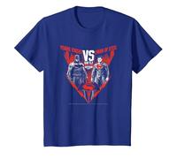 Batman V Superman Battle Camiseta T-Shirt, Enfant, Bleu Royal, 10 Ans