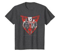 Batman V Superman Battle Camiseta T-Shirt, Enfant, Chiné Foncé, 6 Ans
