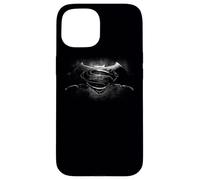 Batman v Superman Black & White Logo Coque pour iPhone 15