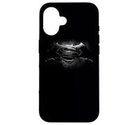 Batman v Superman Black & White Logo Coque pour iPhone 16