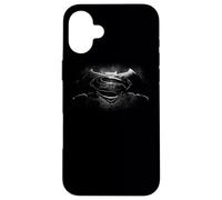 Batman v Superman Black & White Logo Coque pour iPhone 16 Plus
