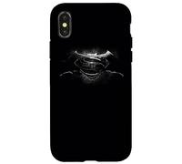 Batman v Superman Black & White Logo Coque pour iPhone X/XS