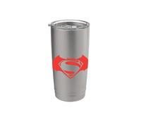 Batman v Superman Simple Red Logo Gobelet isotherme en acier inoxydable double paroi
