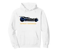 Batman v Superman The Batmobile Drawing Sweat à Capuche
