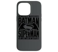 Batman v Superman Title Fight Coque pour iPhone 14 Pro Max