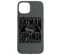 Batman v Superman Title Fight Coque pour iPhone 15 Plus