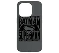 Batman v Superman Title Fight Coque pour iPhone 15 Pro
