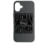 Batman v Superman Title Fight Coque pour iPhone 16 Plus